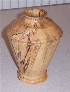 Spalted vase by Jim Brown